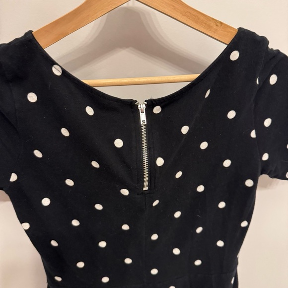 Black Polka Dot Dress - Picture 3 of 4